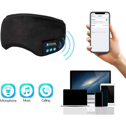 Antifaz bluetooth para dormir. 3 en 1