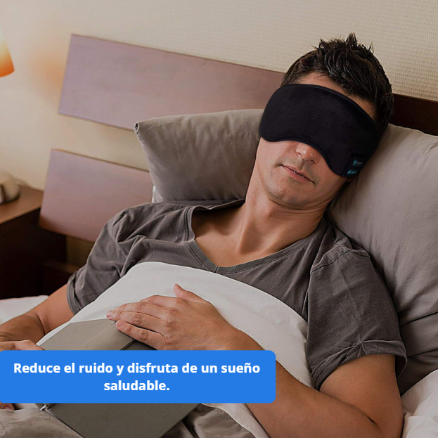 Antifaz bluetooth para dormir. 3 en 1